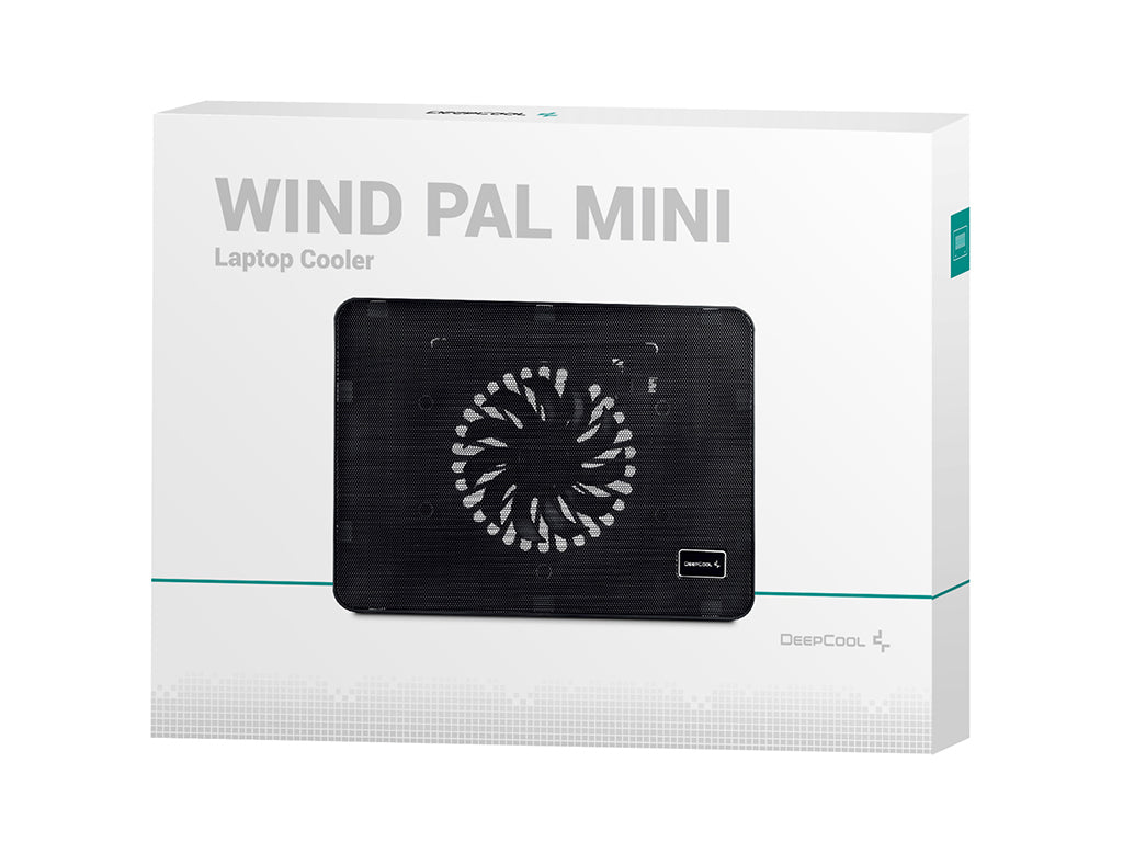 Hladilno stojalo za prenosnik do 15.6" DeepCool WIND PAL MINI, 1x tih ventilator