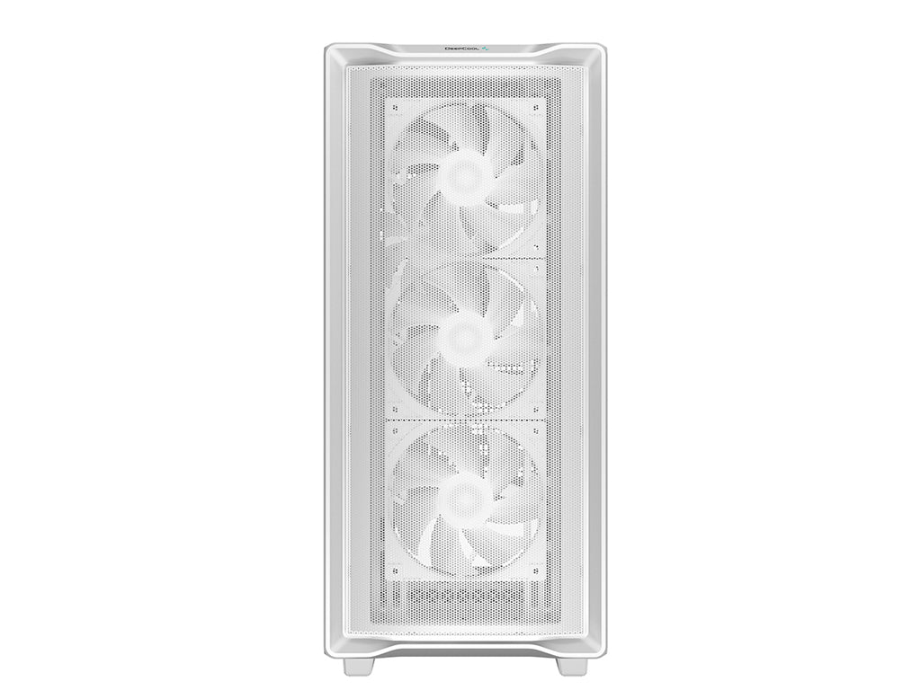 Računalniško ohišje DeepCool CC560 MESH V2, ATX, Midi-Tower, ARGB, Kaljeno steklo, belo