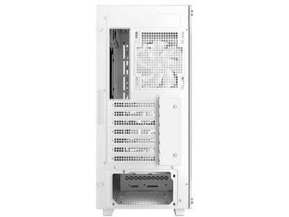 Računalniško ohišje DeepCool CC560 MESH V2, ATX, Midi-Tower, ARGB, Kaljeno steklo, belo
