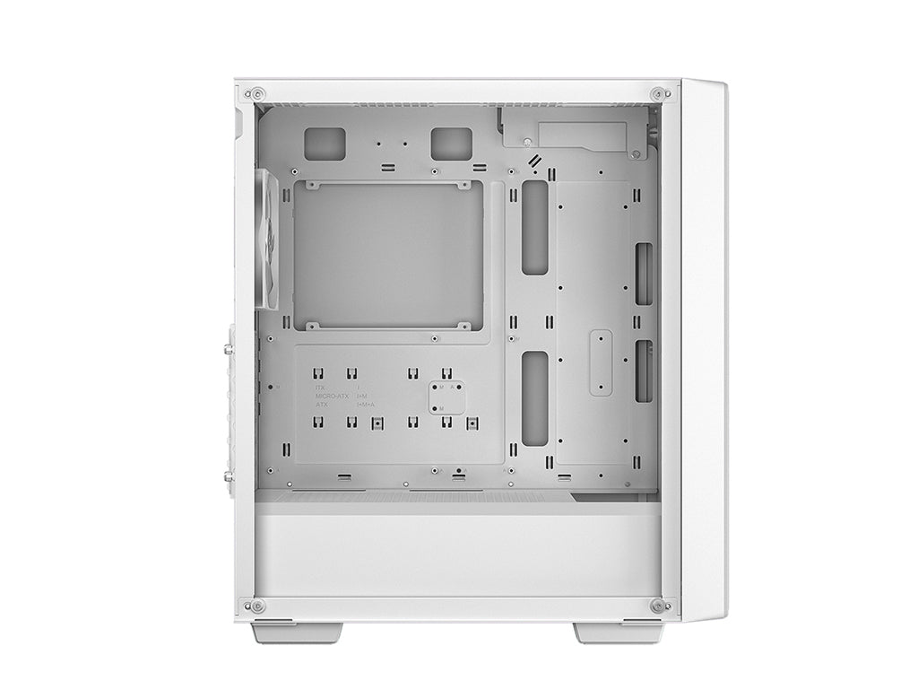 Računalniško ohišje DeepCool CC560 MESH V2, ATX, Midi-Tower, ARGB, Kaljeno steklo, belo