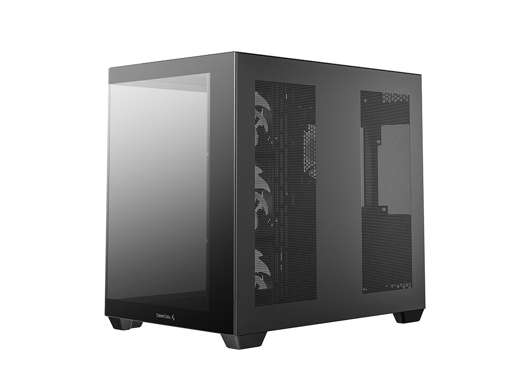 Računalniško ohišje DeepCool CG530 4F, ATX, Midi-Tower, ARGB, Kaljeno steklo, črno