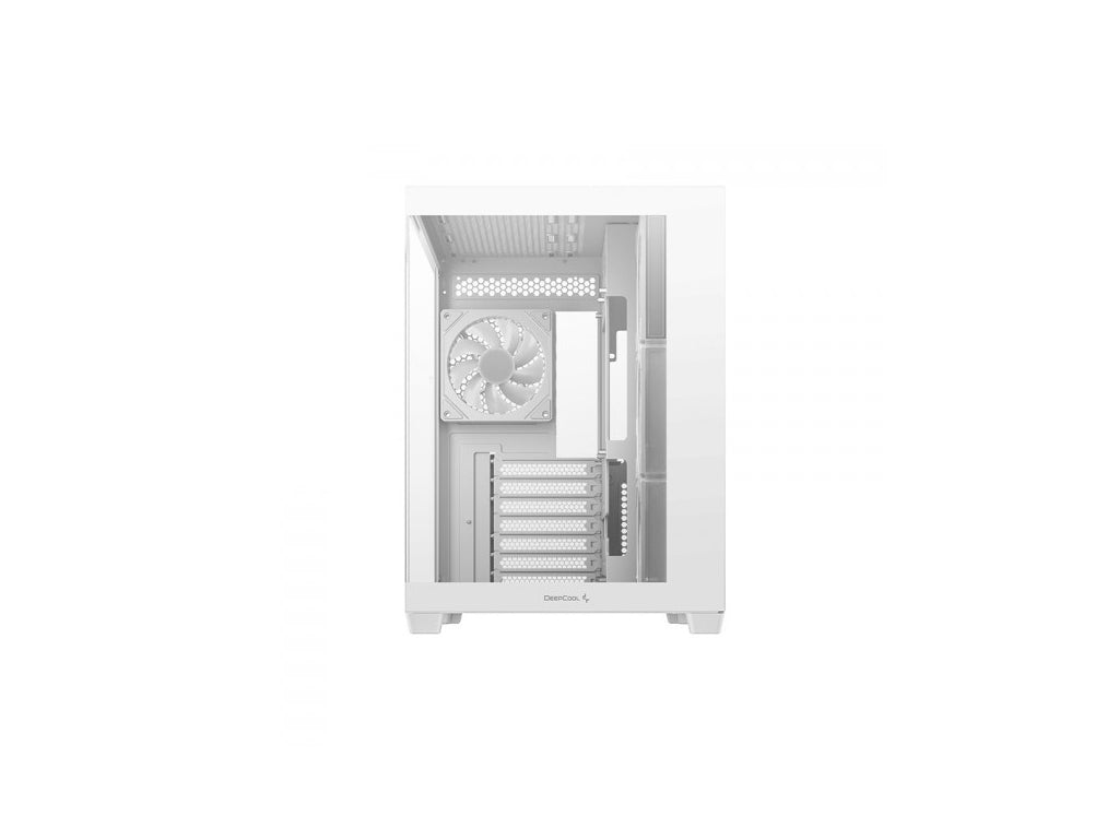 Računalniško ohišje DeepCool CG530 4F WH, ATX, Midi-Tower, ARGB, Kaljeno steklo, belo