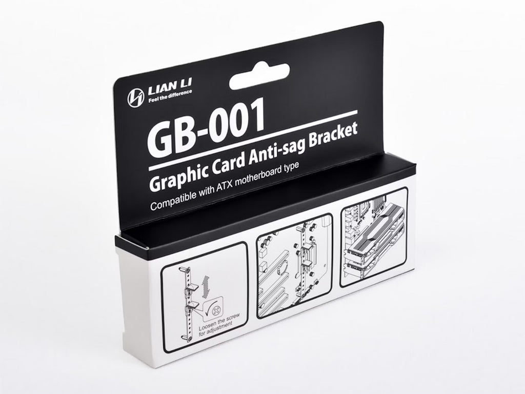 Nosilec Lian Li GB-001X Anti-Sag Bracket za grafično kartico, črn