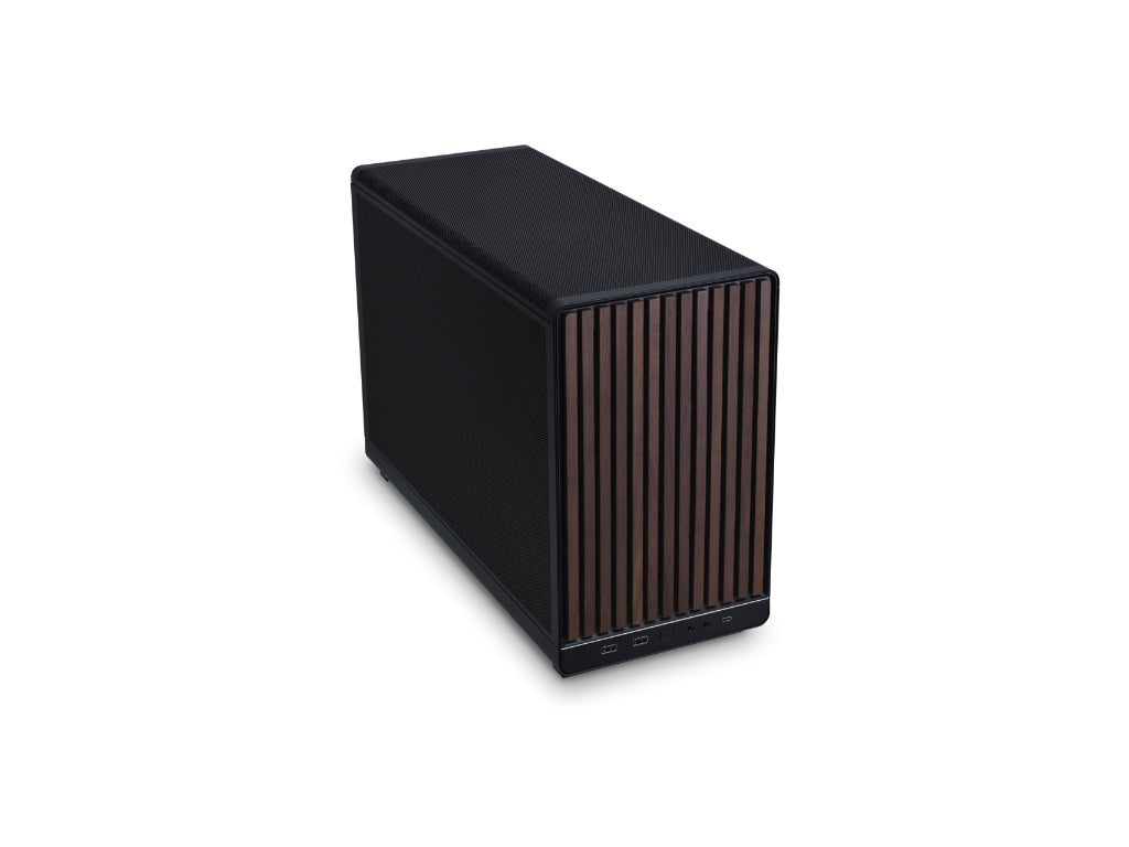 Računalniško ohišje Lian Li DAN Cases A3 Wood, Mesh, Micro-ATX, črno