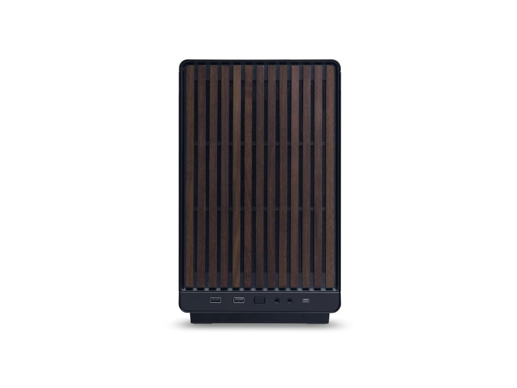 Računalniško ohišje Lian Li DAN Cases A3 Wood, Mesh, Micro-ATX, črno
