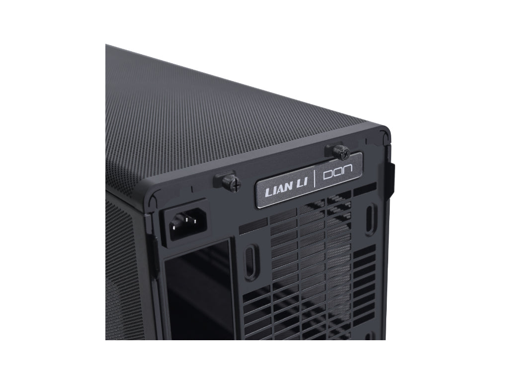 Računalniško ohišje Lian Li DAN Cases A3 Wood, Mesh, Micro-ATX, črno