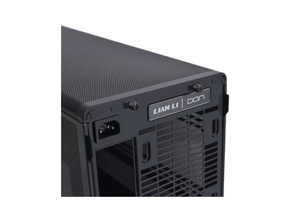 Računalniško ohišje Lian Li DAN Cases A3 Wood, Mesh, Micro-ATX, črno