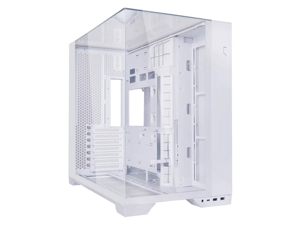 Računalniško ohišje Lian Li O11 Vision Compact, ATX, Midi-Tower, kaljeno steklo, belo