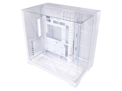 Računalniško ohišje Lian Li O11 Vision Compact, ATX, Midi-Tower, kaljeno steklo, belo