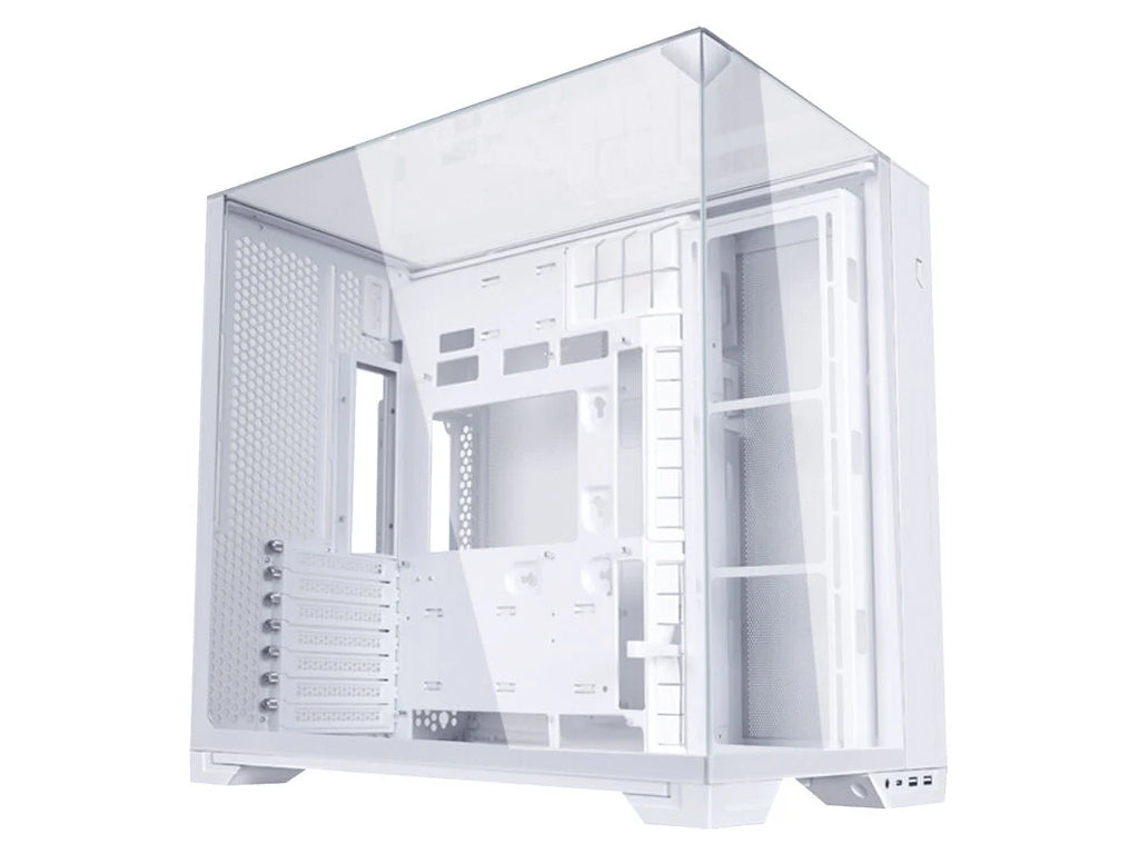 Računalniško ohišje Lian Li O11 Vision Compact, ATX, Midi-Tower, kaljeno steklo, belo