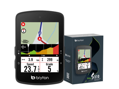 Kolesarski računalnik Bryton Rider S510 E, USB-C