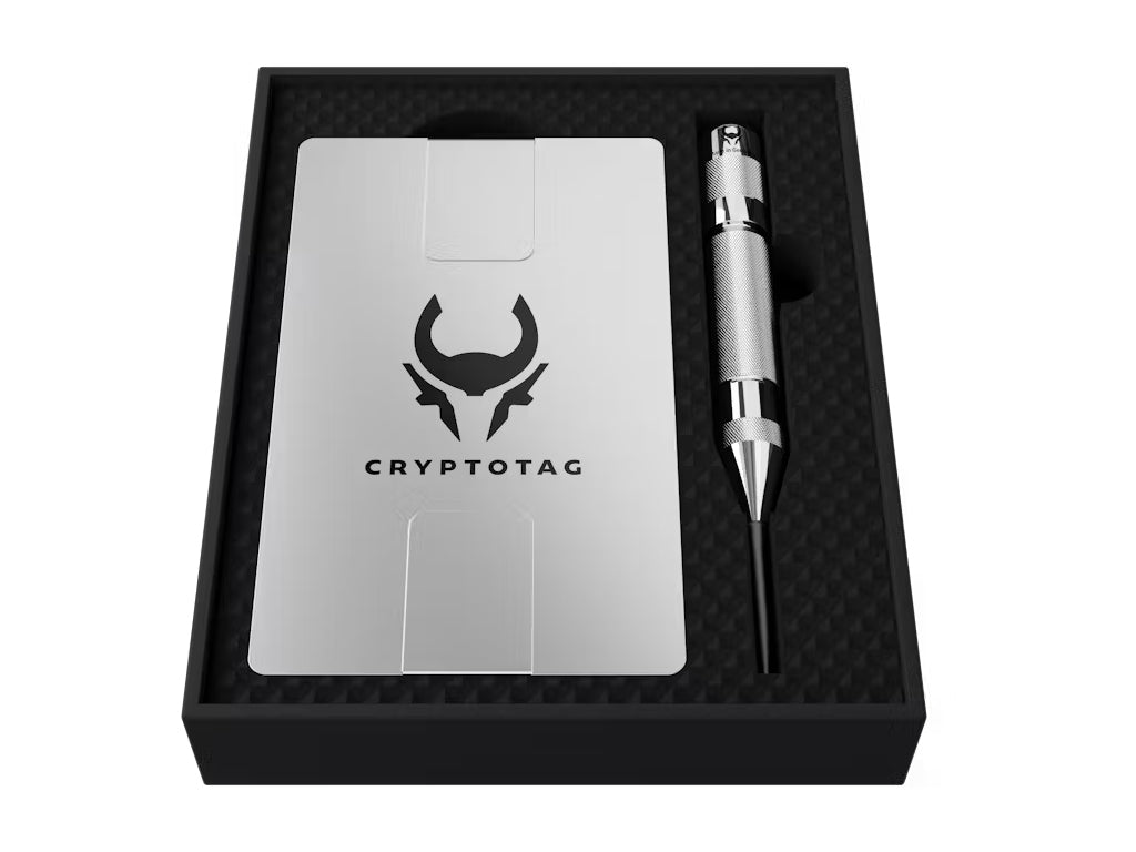 Cryptotag Zeus, komplet za varnostno kopijo, 24 besed
