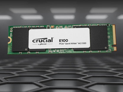 SSD 1TB M.2 80mm PCI-e 4.0 x4 NVMe, CRUCIAL E100 (CT1000E100SSD8)