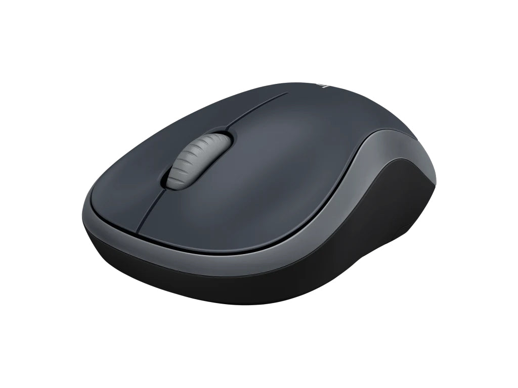 Miška Logitech M185 Wireless, nano, optična, siva