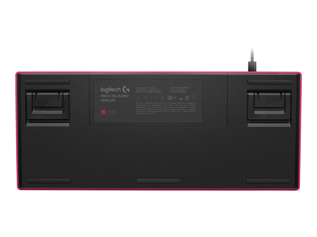 Tipkovnica Logitech G PRO X TKL RAPID, magenta, USB, SLO g.
