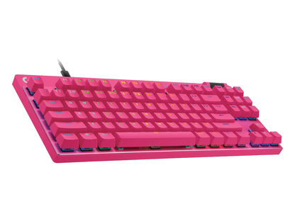 Tipkovnica Logitech G PRO X TKL RAPID, magenta, USB, SLO g.