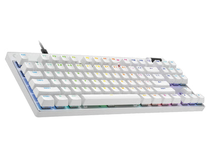 Tipkovnica Logitech G PRO X TKL RAPID, bela, USB, SLO g.