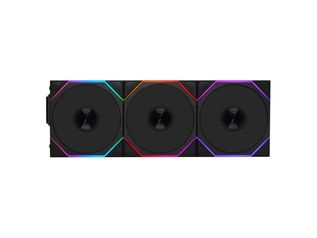 Ventilator za ohišje Lian Li UNI FAN TL Wireless 120 ARGB PWM 120mm, 3 Pack + Kontroler, črn