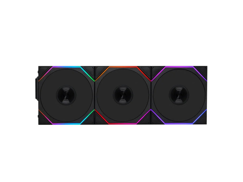 Ventilator za ohišje Lian Li UNI FAN TL Wireless 120 Reverse Blade ARGB PWM 120mm, 3 Pack + Kontroler, črn