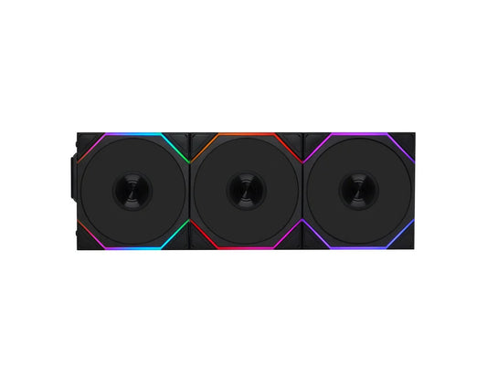 Ventilator za ohišje Lian Li UNI FAN TL Wireless 120 Reverse Blade ARGB PWM 120mm, 3 Pack + Kontroler, črn