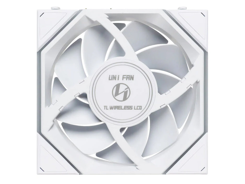 Ventilator za ohišje Lian Li UNI FAN TL Wireless LCD 120 ARGB PWM 120mm, bel