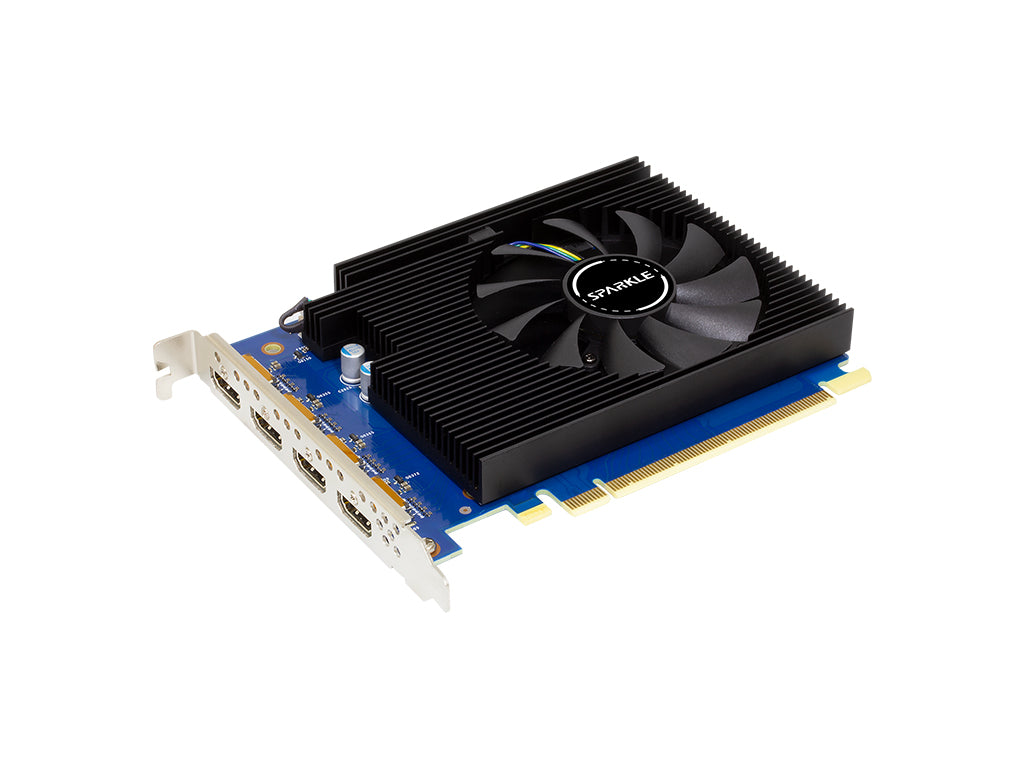 Grafična kartica Intel ARC A310 Omni View, 4GB GDDR6, PCIe 4.0 x8, 4x HDMI, Sparkle
