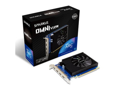 Grafična kartica Intel ARC A310 Omni View, 4GB GDDR6, PCIe 4.0 x8, 4x HDMI, Sparkle