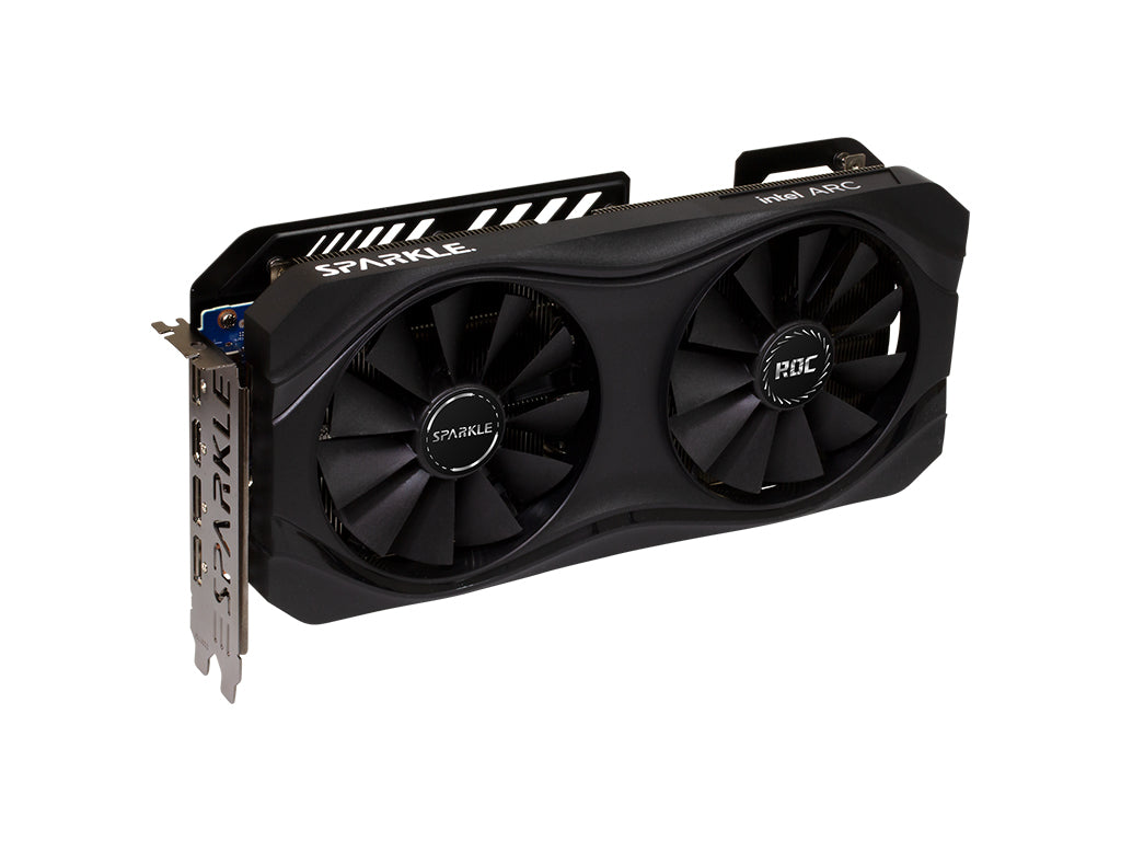 Grafična kartica Intel ARC A770 ROC OC Edition, 16GB GDDR6, PCIe 4.0 x16, 3x DisplayPort, 1x HDMI, Sparkle