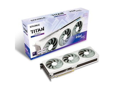 Grafična kartica Intel ARC B580 TITAN Luna OC, 12GB GDDR6, PCIe 4.0 x8, 3x DisplayPort, 1x HDMI, Sparkle