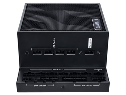 Napajalnik ATX Lian Li EDGE 850W, 80 PLUS Gold, 12V-2x6, Modularni, črn