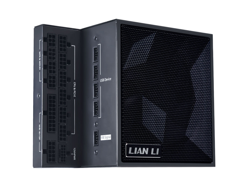Napajalnik ATX Lian Li EDGE 850W, 80 PLUS Gold, 12V-2x6, Modularni, črn