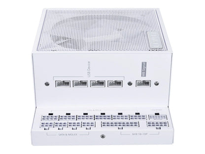 Napajalnik ATX Lian Li EDGE 850W, 80 PLUS Gold, 12VHPWR, Modularni, bel