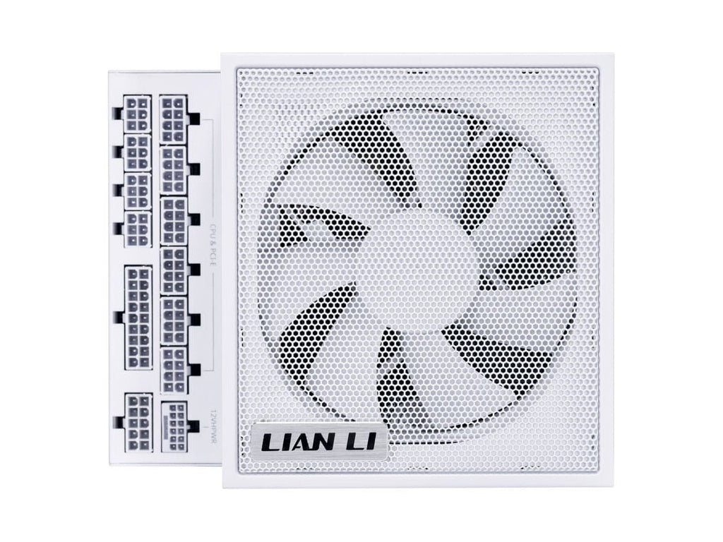 Napajalnik ATX Lian Li EDGE 850W, 80 PLUS Gold, 12VHPWR, Modularni, bel