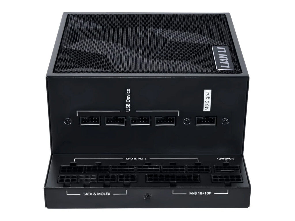 Napajalnik ATX Lian Li EDGE 1000W, 80 PLUS Gold, 12VHPWR, HUB, Modularni, črn