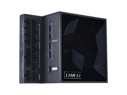 Napajalnik ATX Lian Li EDGE 1000W, 80 PLUS Gold, 12VHPWR, HUB, Modularni, črn