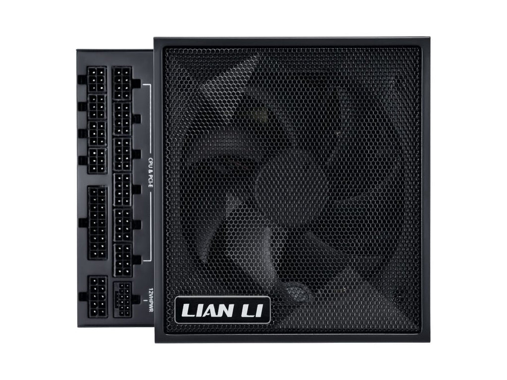 Napajalnik ATX Lian Li EDGE 1000W, 80 PLUS Gold, 12VHPWR, HUB, Modularni, črn