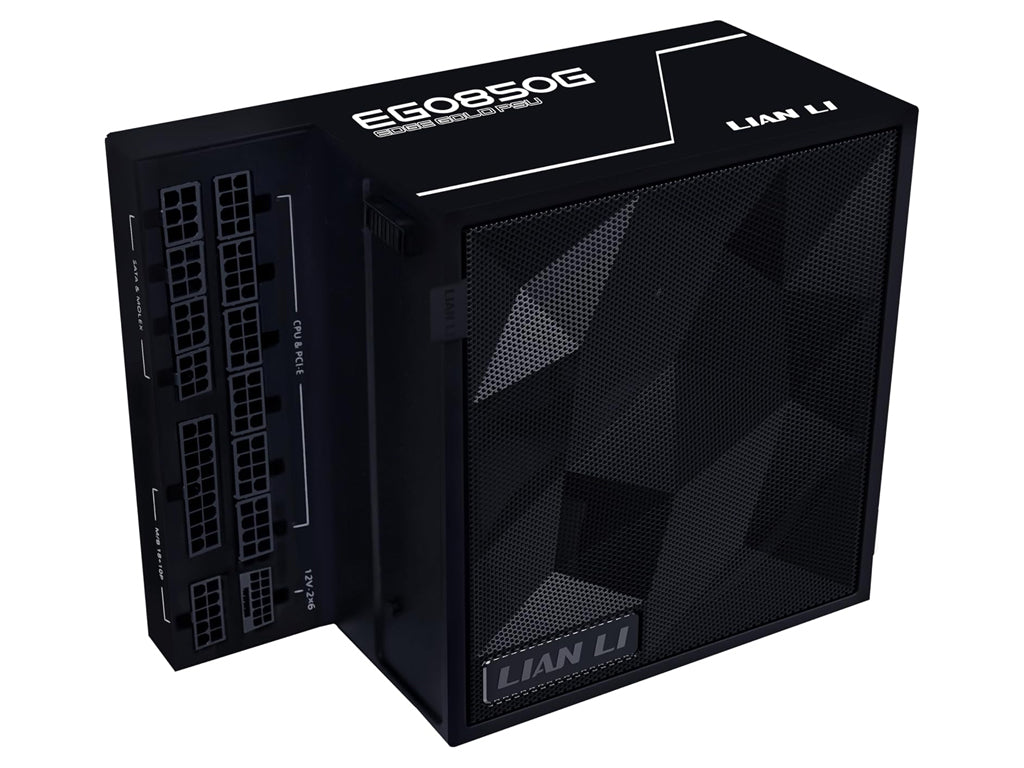 Napajalnik ATX Lian Li EDGE 850W, 80 PLUS Gold, 12V-2x6, Modularni, črn