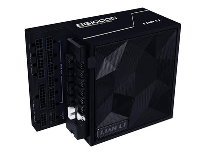 Napajalnik ATX Lian Li EDGE 1000W, 80 PLUS Gold, 12VHPWR, HUB, Modularni, črn