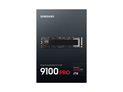 SSD 2TB M.2 80mm PCI-e 5.0 x4 NVMe 2.0, V-NAND TLC, Samsung 9100 PRO (MZ-VAP2T0BW)