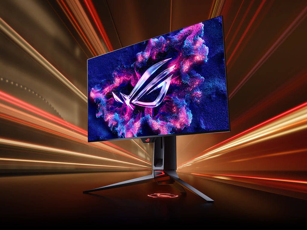Monitor 26.5'' (67 cm) QHD OLED, 480Hz, HDR10, 2x HDMI, DisplayPort, zvočniki, ASUS ROG Swift PG27AQDP