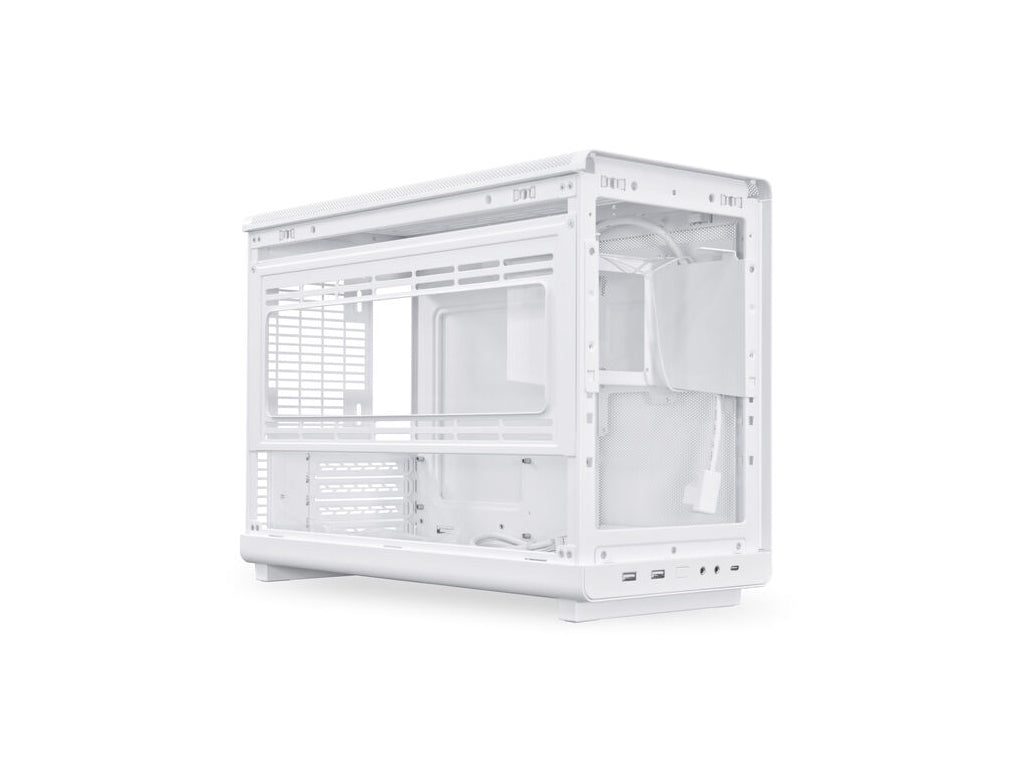 Računalniško ohišje Lian Li DAN Cases A3 Wood, Mesh, Micro-ATX, belo