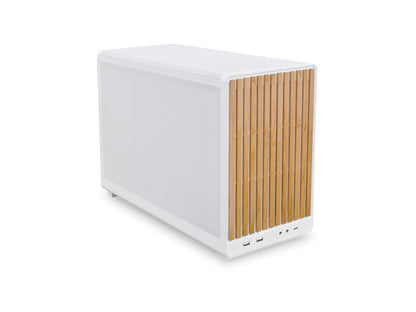 Računalniško ohišje Lian Li DAN Cases A3 Wood, Mesh, Micro-ATX, belo