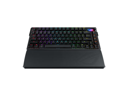 Tipkovnica ASUS ROG Azoth Extreme Wireless, ROG NX Red, PBT, OLED, RGB, USB, BT, US
