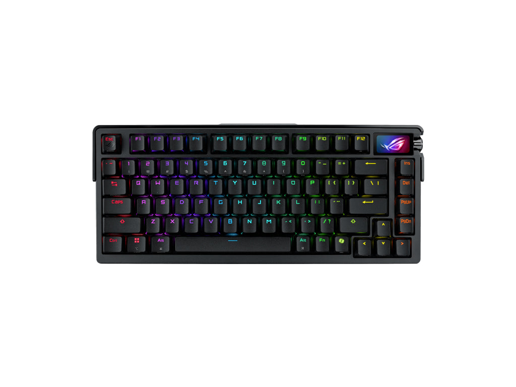 Tipkovnica ASUS ROG Azoth Extreme Wireless, ROG NX Red, PBT, OLED, RGB, USB, BT, US