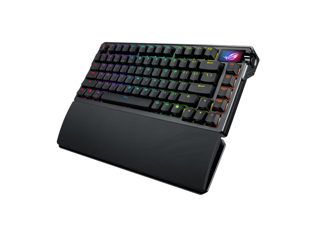 Tipkovnica ASUS ROG Azoth Extreme Wireless, ROG NX Red, PBT, OLED, RGB, USB, BT, US
