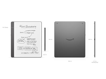 E-bralnik Amazon Kindle Scribe 2024, 10.2'' 64GB WiFi, 300dpi, Premium Pen, USB-C, siv