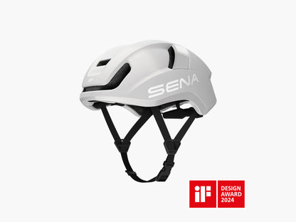 Kolesarska čelada SENA S1 Smart Helmet, Mesh, Mat bela, L