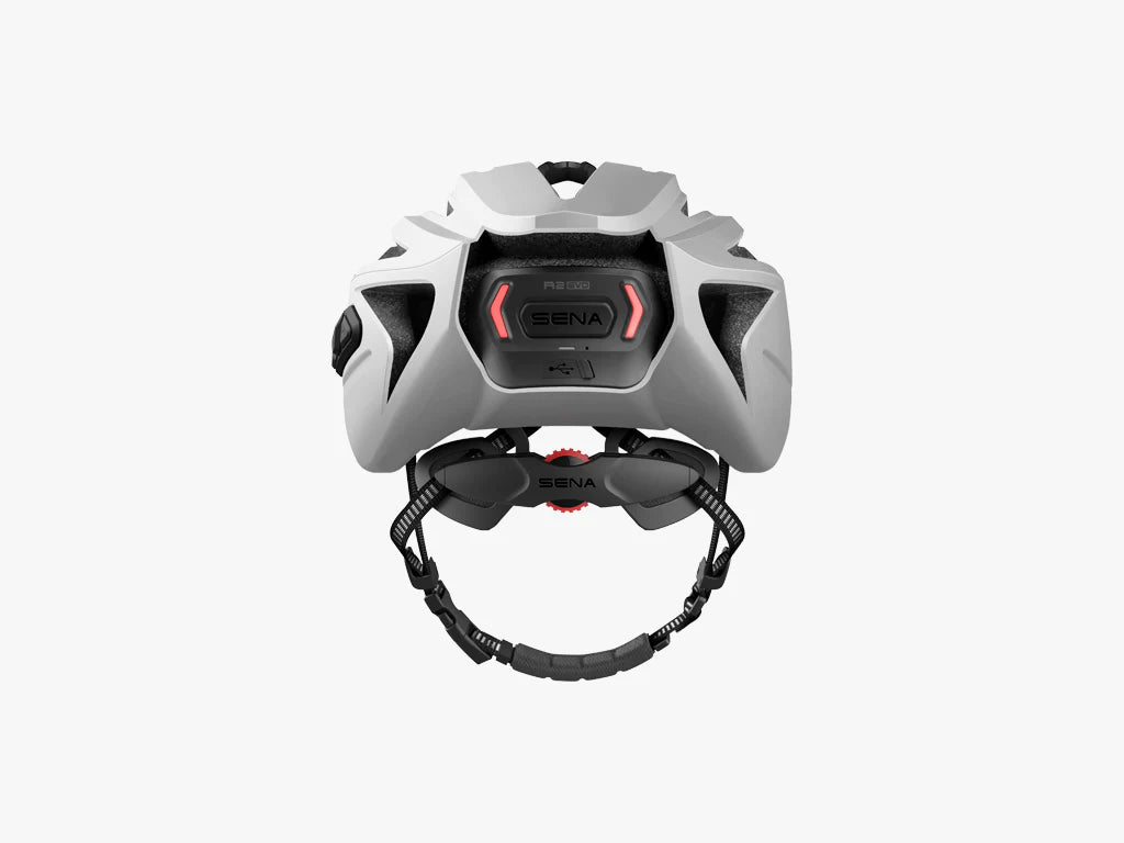 Kolesarska čelada SENA R2 EVO Smart Helmet, Mesh, Mat bela, L