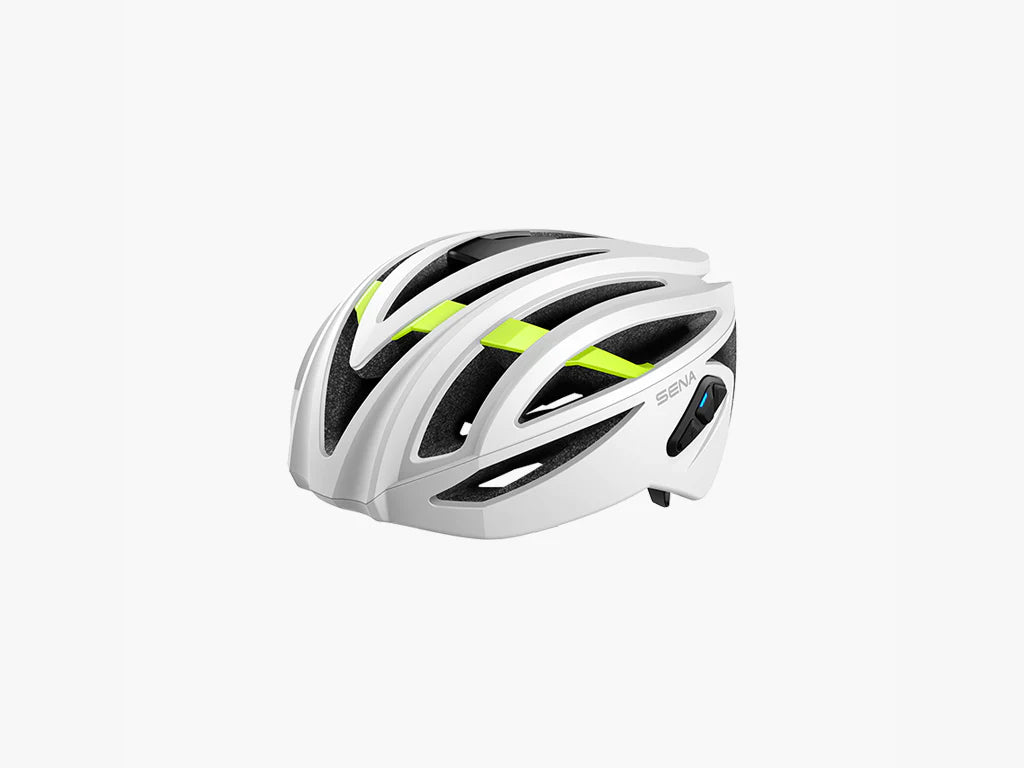 Kolesarska čelada SENA R2 EVO Smart Helmet, Mesh, Mat bela, M