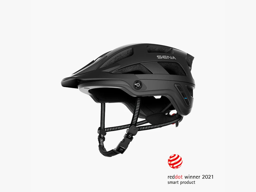 Kolesarska čelada SENA M1 EVO Smart Helmet, Mesh, Mat črna, L